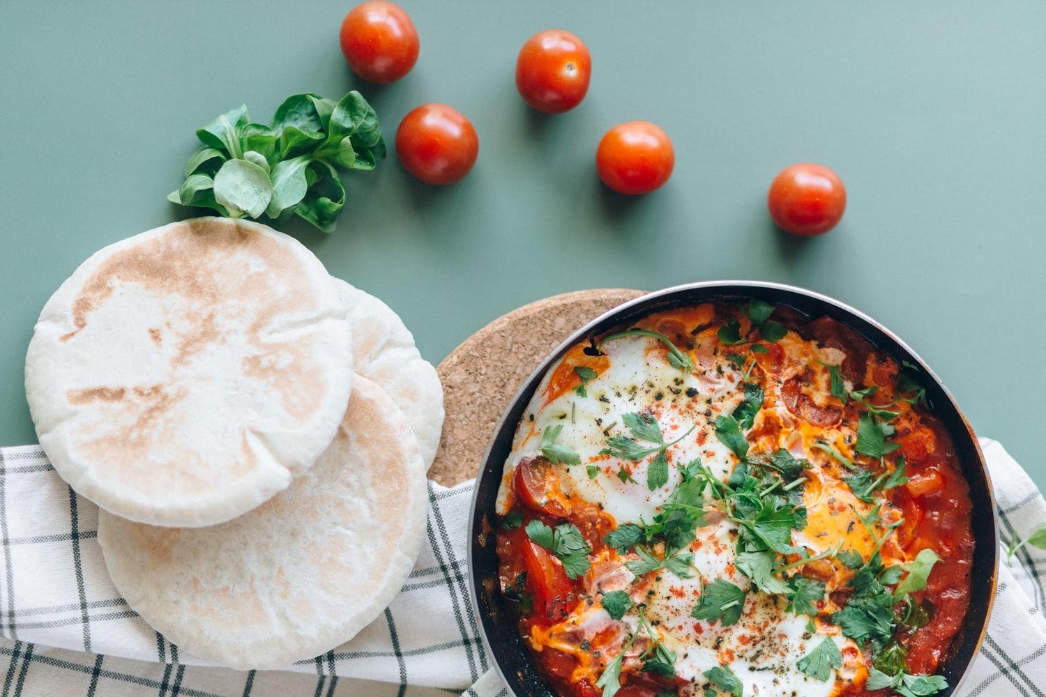 Shakshuka Recipe with lot of tomatoes