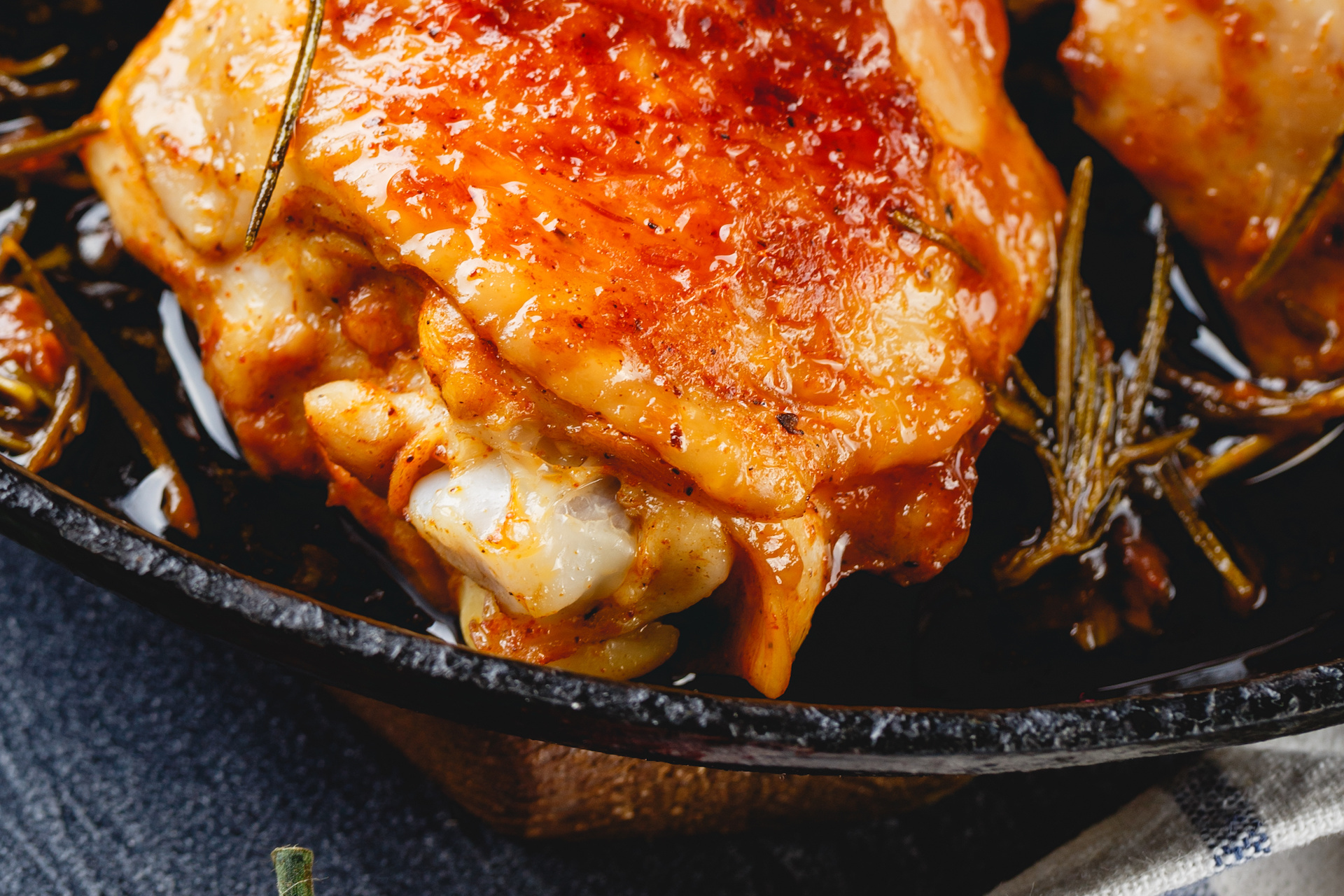 Chicken Sautéing in pan.