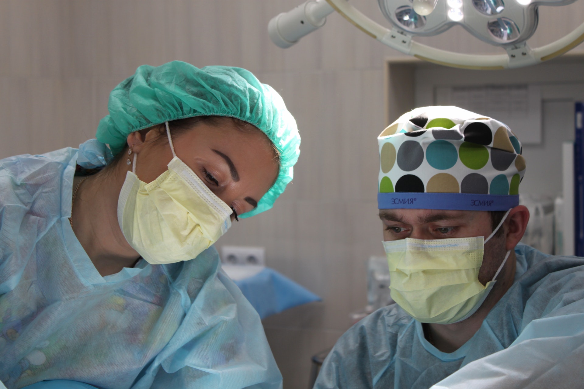 Surgeons Operating on Bariatric Patient in operating room.